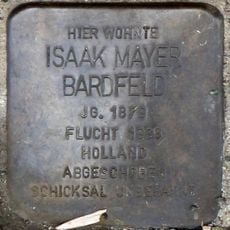 Stolperstein em memória de Isaak Mayer Bardfeld