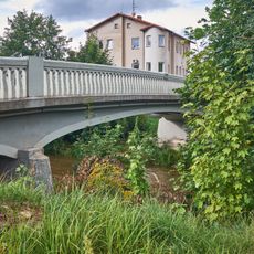 Most přes Svatavu ve Svatavě u kulturního domu