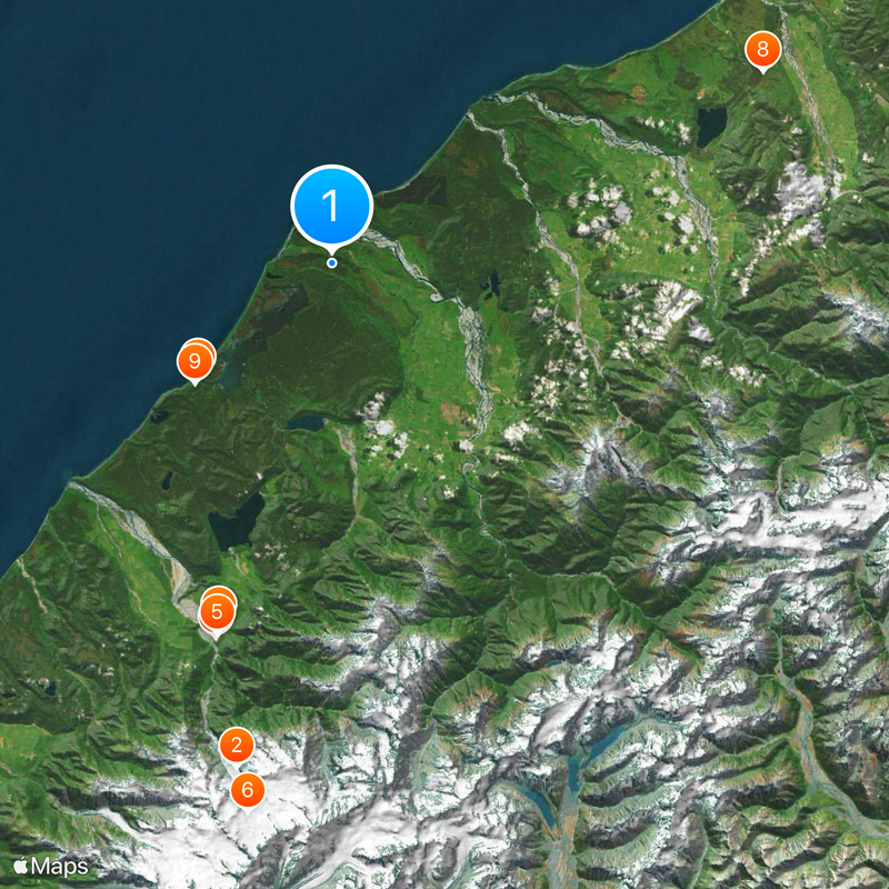 Waitangiroto Nature Reserve Mappa