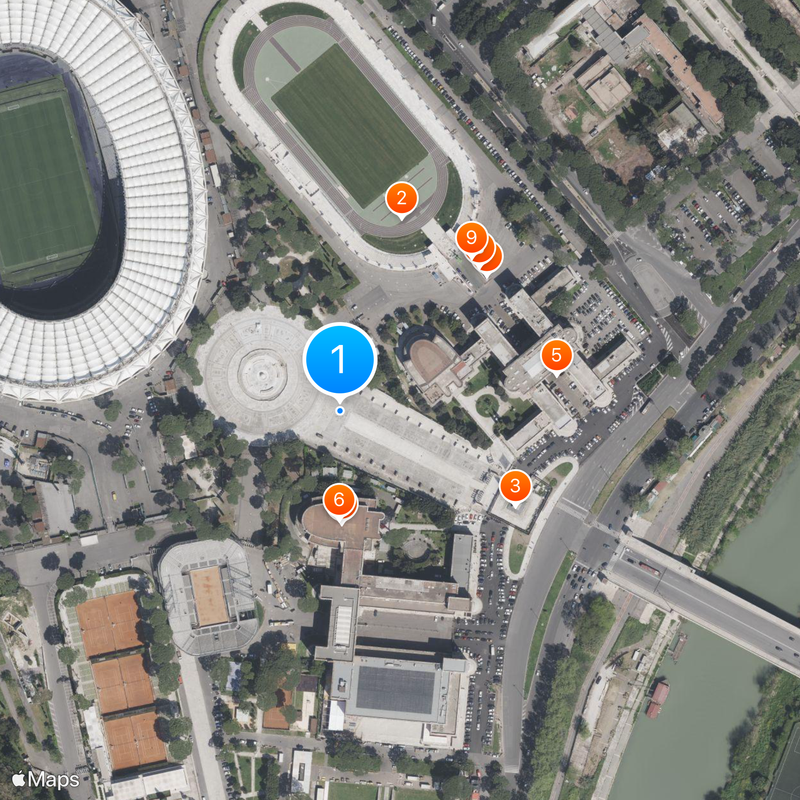 Foro Italico Map
