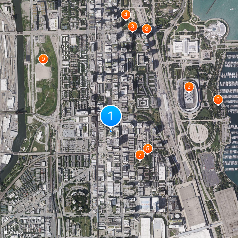 Chicago Coliseum Map