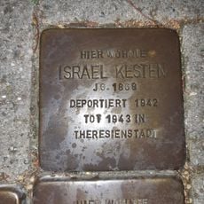 Stolperstein en memoria de Israel Kesten
