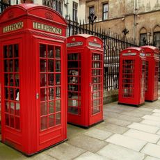 K6 Telephone Kiosk Adjacent To Easternmost Of Group Of Four Kiosks To North Of Royal Courts Of Justice