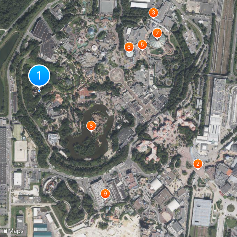 Indiana Jones et le Temple du Péril Mappa