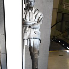 Monument to firefighters at Letmo, Brno