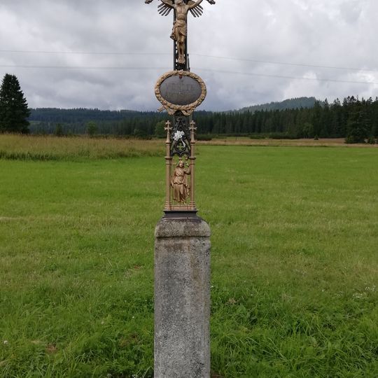 Wayside Cross At Road Horská Kvilda-Kvilda