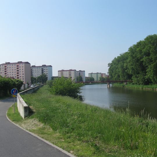 Lávka na Chmelnici v Napajedlech