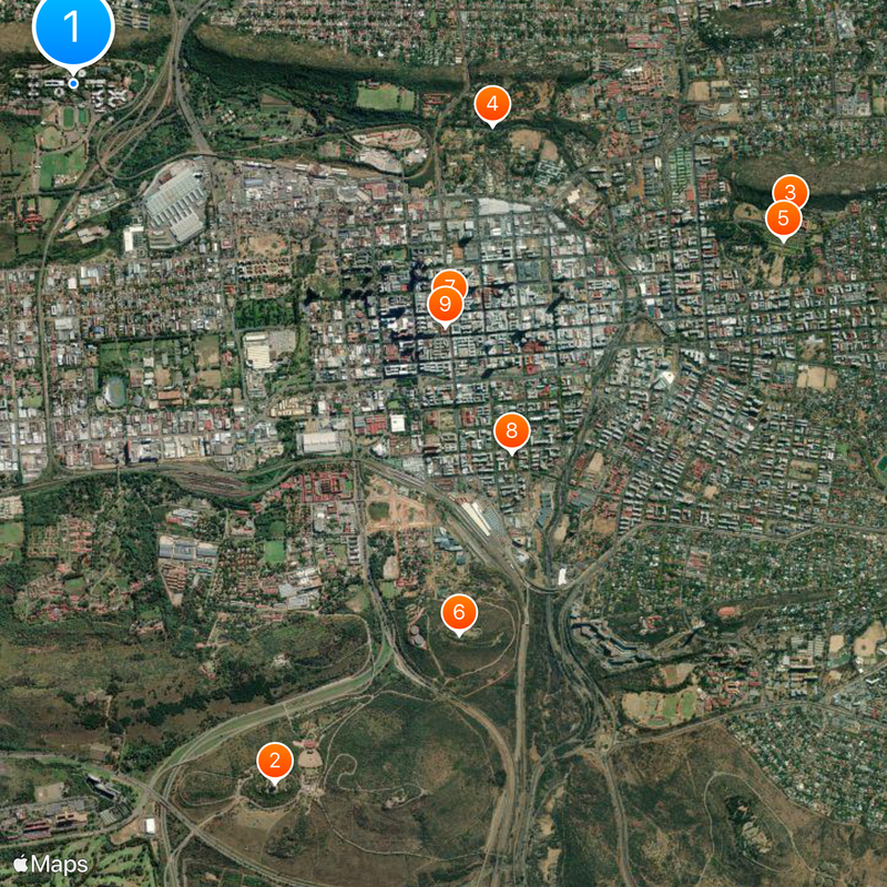 Tshwane University of Technology Map