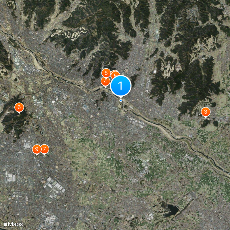 Watarase River Map
