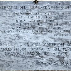 Lapide del bombardamento