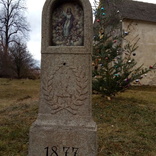 Wayside shrine in Pěčín