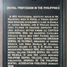 Dental Profession in the Philippines historical marker
