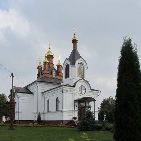 Orthodox church of the Exaltation of the Holy Cross in Vysokaje