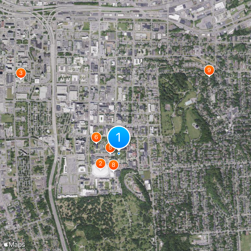 Syracuse University Map