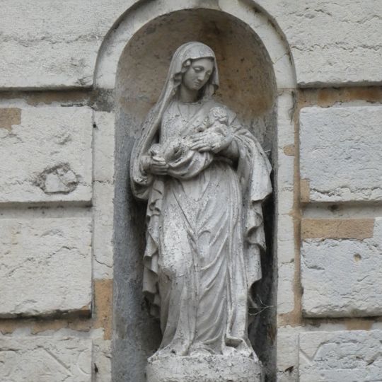 Vierge à l'Enfant rue Romarin et rue Terraille
