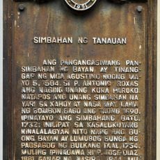 Church of Tanauan historical marker