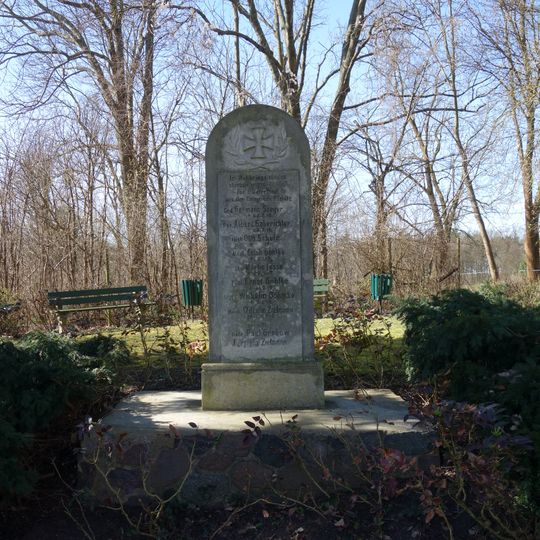 World War I memorial Plänitz
