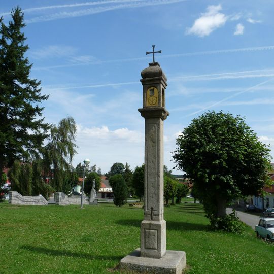Column shrine in Nová Cerekev