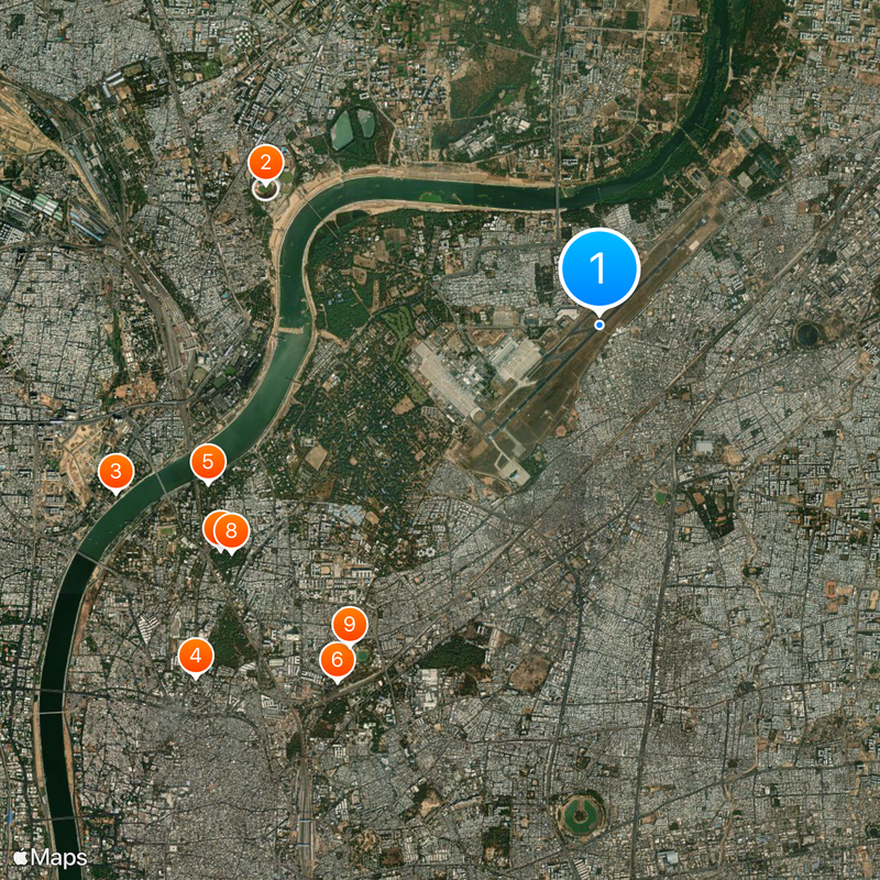Sardar Vallabhbhai Patel International Airport Map