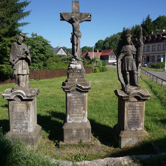 Statues of three saints