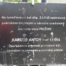 Pamätná tabuľa Antona Kardoša