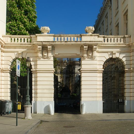 Portiques de la place Royale de Bruxelles