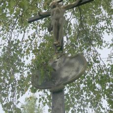 Kříž u silnice na východním okraji Zimoře