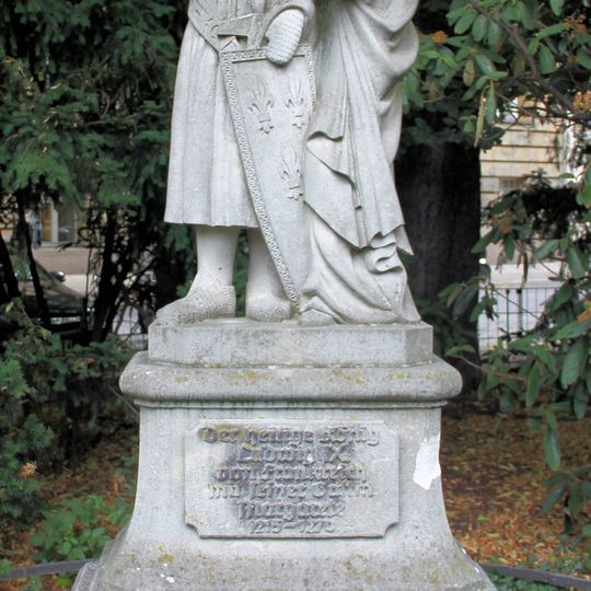 Denkmal Ludwig IX. von Frankreich mit seiner Gattin Margarete