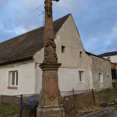 Wayside cross in Křížová street