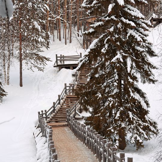 Лестница-спуск