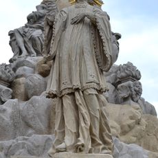 Trojičný stĺp, Trojička, socha