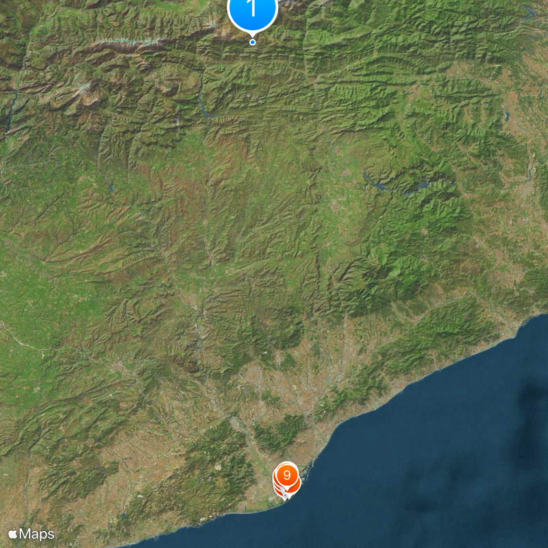 Llobregat Map