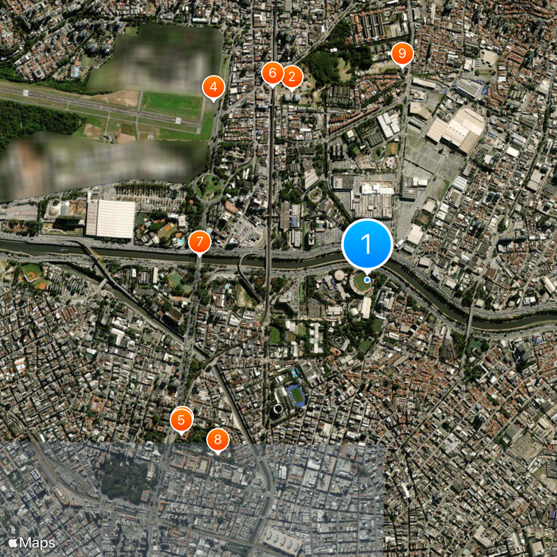 Estádio do Canindé Carte