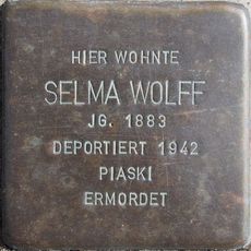 Stolperstein à la mémoire de Selma Wolff