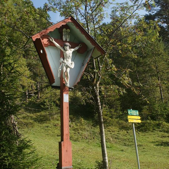 Kruzifix Rotes Kreuz, Untergaicht