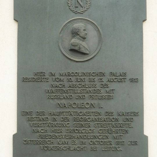 Gedenktafel Napoleon am Krankenhaus Dresden-Friedrichstadt
