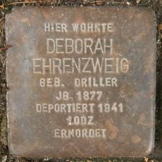 Stolperstein dedicated to Deborah Ehrenzweig