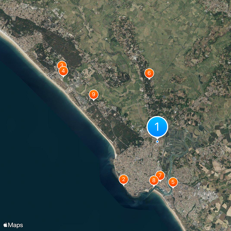 Saint-Hilaire-de-Riez Mapa