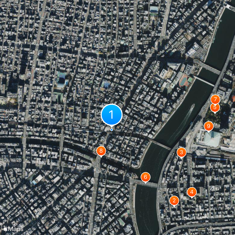 Asakusabashi Station Map