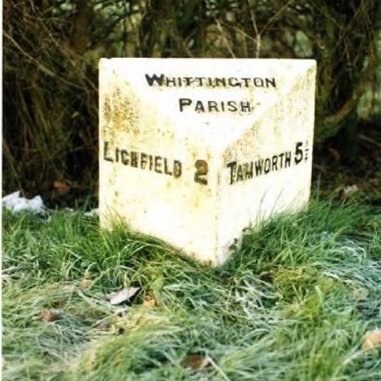 Milepost, near Wittington Common Road jct with A51