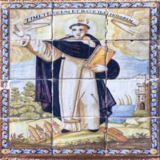 Ceramic panel of Saint Vincent Ferrer