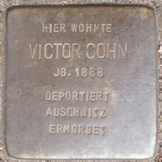 Stolperstein dedicated to Victor Cohn