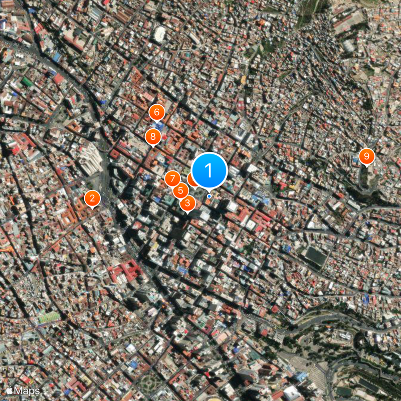 Congresso da Bolívia Mapa