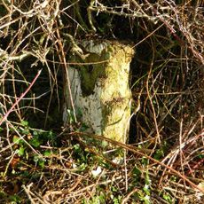 Milestone, N of Jordon's Bridge on the old road, just before the gate onto the new dual carriageway