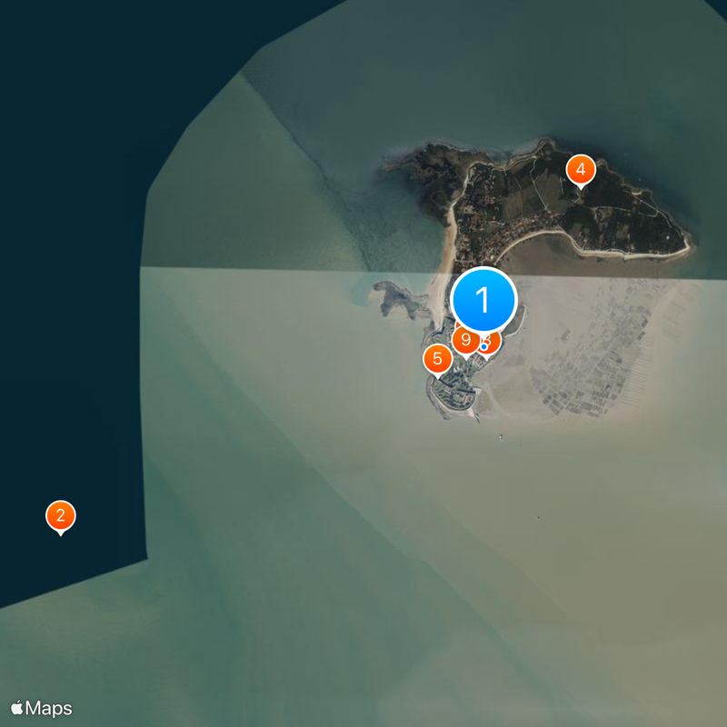 Île-d&#39;Aix Kaart