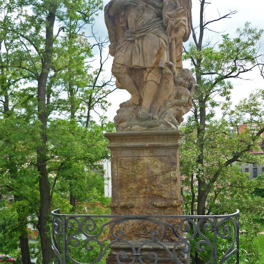 Statue of Saint Wenceslaus in Žatec