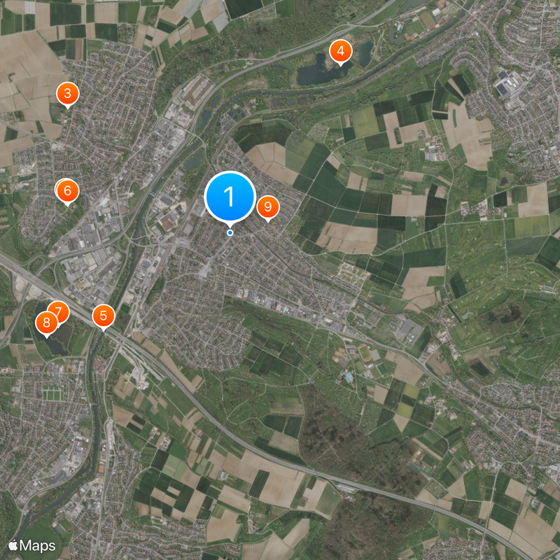 Wendlingen am Neckar Map