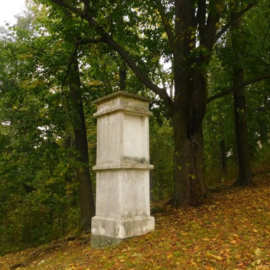 5. zastavení zaniklé křížové cesty v parku Budoucnost v Havlíčkově Brodě