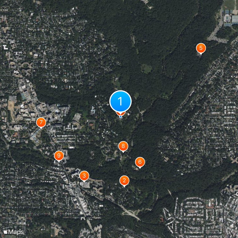 Hillwood Estate, Museum & Gardens Mappa