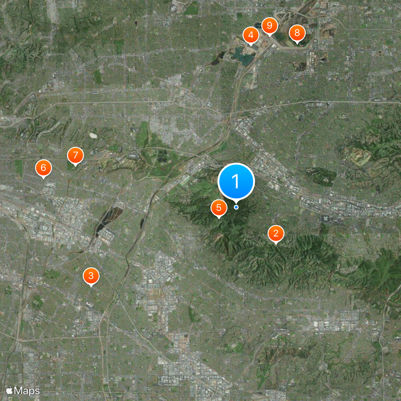 Greater Los Angeles Map